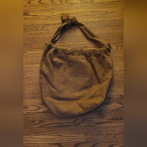 Zara | Brown Fabric Bucket Bag - Picture 6 of 6